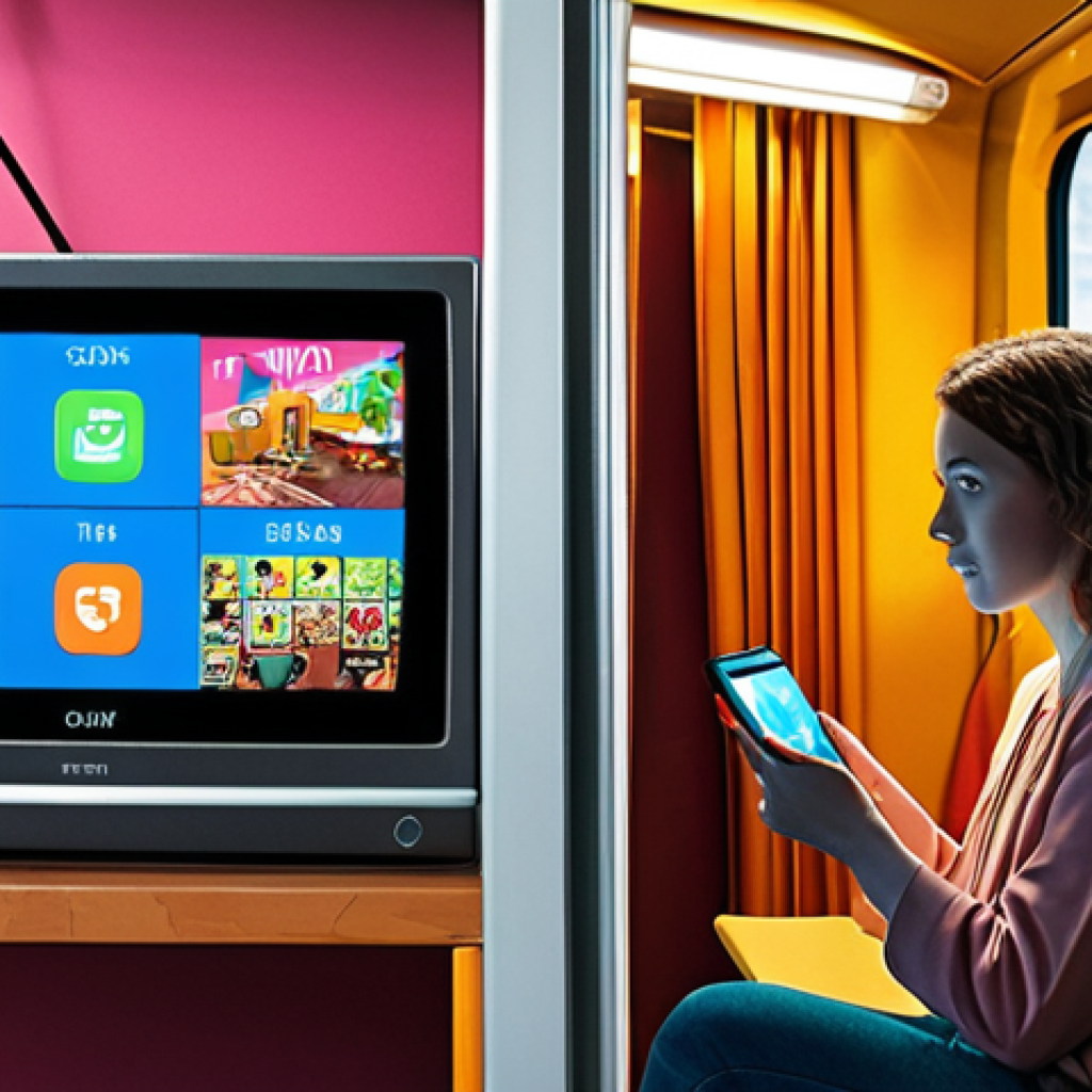 **
    "A split-screen digital art illustration contrasting traditional TV viewing with modern streaming. On the left, a person passively sits in a dated living room, fixated on a bulky, static television displaying a limited channel selection, symbolizing fixed schedules and lack of choice. On the right, the same person, looking engaged and free, is shown enjoying diverse global content seamlessly across various modern devices like a smartphone on a train, a tablet in a café, and a smart TV at home. The right side features dynamic, vibrant imagery representing on-demand content, personalized choices, and entertainment freedom. Cinematic lighting, bright colors, clear distinction between past and present."

2.  **Prompt for