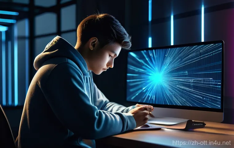 OTT와 모바일 데이터 요금제 - **Prompt:** A young adult, dressed in a comfortable hoodie and jeans, sits thoughtfully at a minimal...