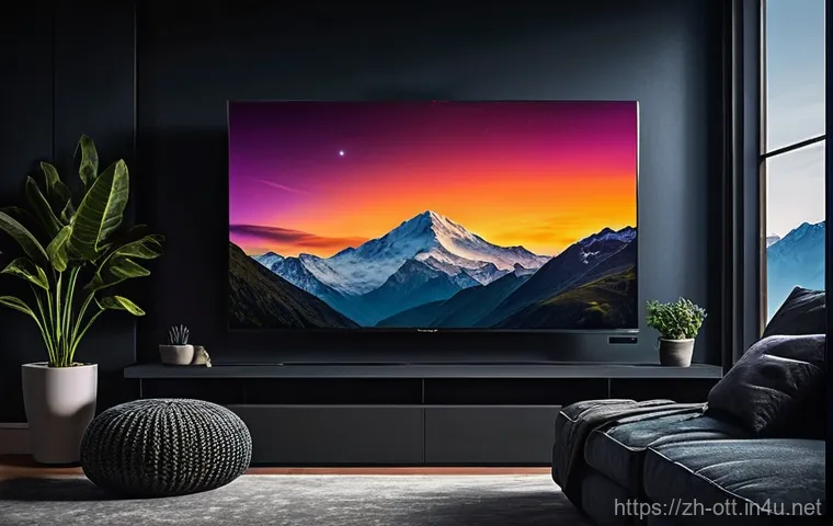 OTT 스트리밍 품질 - **Prompt 1: Optimized Home Network for Seamless 4K Streaming**
    A modern, cozy living room bathed...