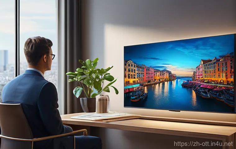 OTT 플랫폼의 기술 혁신 - Here are three image generation prompts in English, designed to be detailed and adhere to the safety...