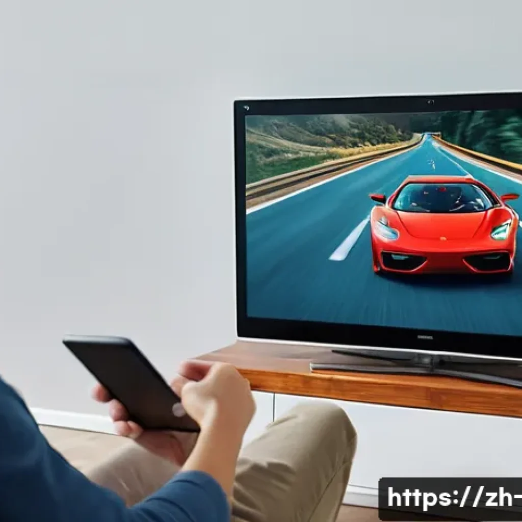 OTT 버퍼링 문제 해결 - **Prompt:** A young adult, dressed in comfortable, modern casual wear (jeans and a t-shirt), sits on...